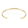 Twisted Brass Enamel Cuff Bangle BJEW-T020-02-NF-5