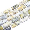 Natural White African Opal Beads Strands G-E530-16F-1