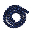Synthetic Howlite Imitation Lapis Lazuli Beads G-S393-13A-8mm-3