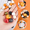 Gorgecraft Printed Wooden Beads DIY-GF0005-74-4