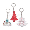 Christmas Wood Kechain KEYC-JKC00878-1