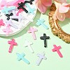 30Pcs 6 Colors Religion Opaque Resin Pendants RESI-CJ0003-46-6