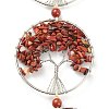 Natural Red Jasper Car Hanging Decorations HJEW-L026-02P-2