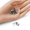 100Pcs 304 Stainless Steel Stud Earring Findings STAS-YW0001-43C-4