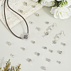 180Pcs 9 Styles Tibetan Style Alloy Beads TIBEB-PA0001-05-3