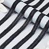   10 Yards PU Imitation Leather Ribbon OCOR-PH0001-80A-5