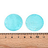 Spray Painted Natural Capiz Shell Disc Links Connector Charms SSHEL-T017-32A-3