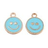 Alloy Enamel Pendants PALLOY-S192-04G-03-1