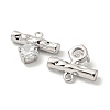 Brass Micro Pave Cubic Zirconia Charms KK-Q809-13P-2