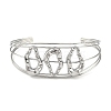 Non-Tarnish 304 Stainless Steel Hollow Open Cuff Bangles BJEW-Q348-03P-05-2