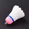 Sport Ball Theme Opaque Resin Pendants RESI-F039-01A-3