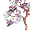 Natural Amethyst & Dyed Jade Tree Display Decoration DJEW-G027-06RG-04-3