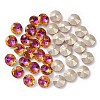 Pointed Back & Back Plated Glass Rhinestone Cabochons RGLA-J012-10mm-001VB-4