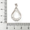 925 Sterling Silver Pendant Cabochon Settings STER-B005-14P-3