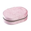 Italian Velvet Double Layers Jewelry Set Storage Zipper Boxes CON-G023-10-2