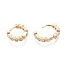 Clear Cubic Zirconia Hoop Earrings EJEW-G321-02G-3