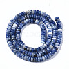 Natural Blue Spot Jasper Beads Strands G-S366-090-2