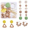 DIY Woven Drop Earring Making Kit DIY-SZ0009-29-1