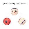 Natural Unfinished Wood Beads LS-WOOD-S651-12mm-LF-5