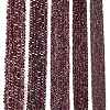 Electroplate Glass Beads Strands X-EGLA-A044-T6mm-B13-2