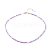 Glass Seed Beaded Necklace NJEW-JN03825-03-1