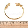 Ocean 304 Stainless Steel Enamel Cuff Bangles for Women LS-BJEW-F518-02E-G-3