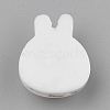 Opaque Bunny Resin Cabochons CRES-S304-56-3