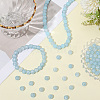 2Strands Crackle Glass Beads Strands GLAA-LT0001-01B-3