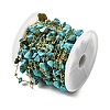 Handmade Synthetic Turquoise Chip Beaded Chains CHC-F020-09G-08-3