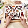 Wood Bead Design Board TOOL-WH0052-06-3