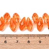 Crystal Glass Beads Strands GLAA-D033-34-2