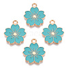 Alloy Enamel Pendants X-ENAM-S121-115G-1