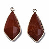 Natural Red Jasper Charms G-Q998-029D-2