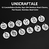 Unicraftale 12 Constellation/Zodiac Sign 304 Stainless Steel Charms STAS-UN0003-19P-5