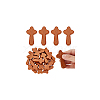 20Pcs Wooden Cross Wall Ornaments AJEW-GA0007-36-7