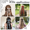 Big Bowknot Polyester Alligator Hair Clips AJEW-CP0008-39C-6