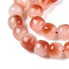 Dyed Natural White Jade Beads Strands G-T138-D11-3