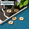 Real 14K Gold Plated Brass Connector Charms KK-TAC0017-04G-03-14