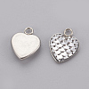 304 Stainless Steel Pendants STAS-F184-B12-2