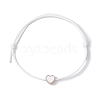 10Pcs Alloy Enamel Heart Braided Bead Bracelets Set BJEW-JB09739-01A-1