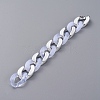 Handmade Imitation Gemstone Style Acrylic Curb Chains AJEW-JB00524-03-3