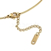 Ion Plating(IP) 304 Stainless Steel Snake Chain Necklaces NJEW-D080-08G-3