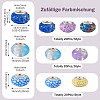 60Pcs 3 Styles Opaque Resin European Beads RESI-TA0005-29-10