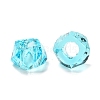 Transparent Resin European Beads RESI-B020-01E-2