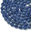 Natural Blue Aventurine Beads Strands G-K389-D12-01-3