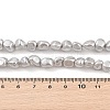 Electroplated Shell Pearl Beads Strands BSHE-C006-02C-4