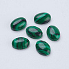 Synthetic Malachite Cabochons G-F541-04-6x8mm-1