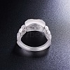 SHEGRACE 925 Sterling Silver Finger Ring JR535A-01-4