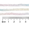 Transparent Painted Glass Beads Strands LS-DGLA-A034-T1mm-A21-3