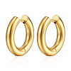 304 Stainless Steel Huggie Hoop Earrings X-PW-WG92571-27-1